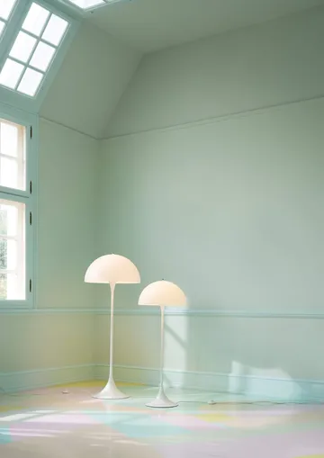Panthella 400 golvlampa - Opal white - Louis Poulsen