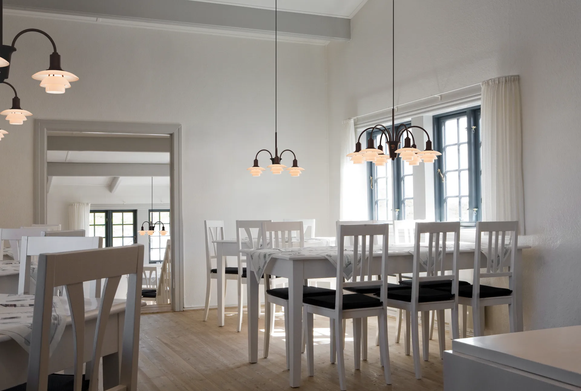 PH 1/1 Chandelier Centenary Edition ljuskrona, Brass-dusty terracotta, 3 armar Louis Poulsen