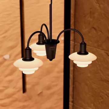 PH 1/1 Chandelier Centenary Edition ljuskrona - Brass-dusty terracotta, 3 armar - Louis Poulsen