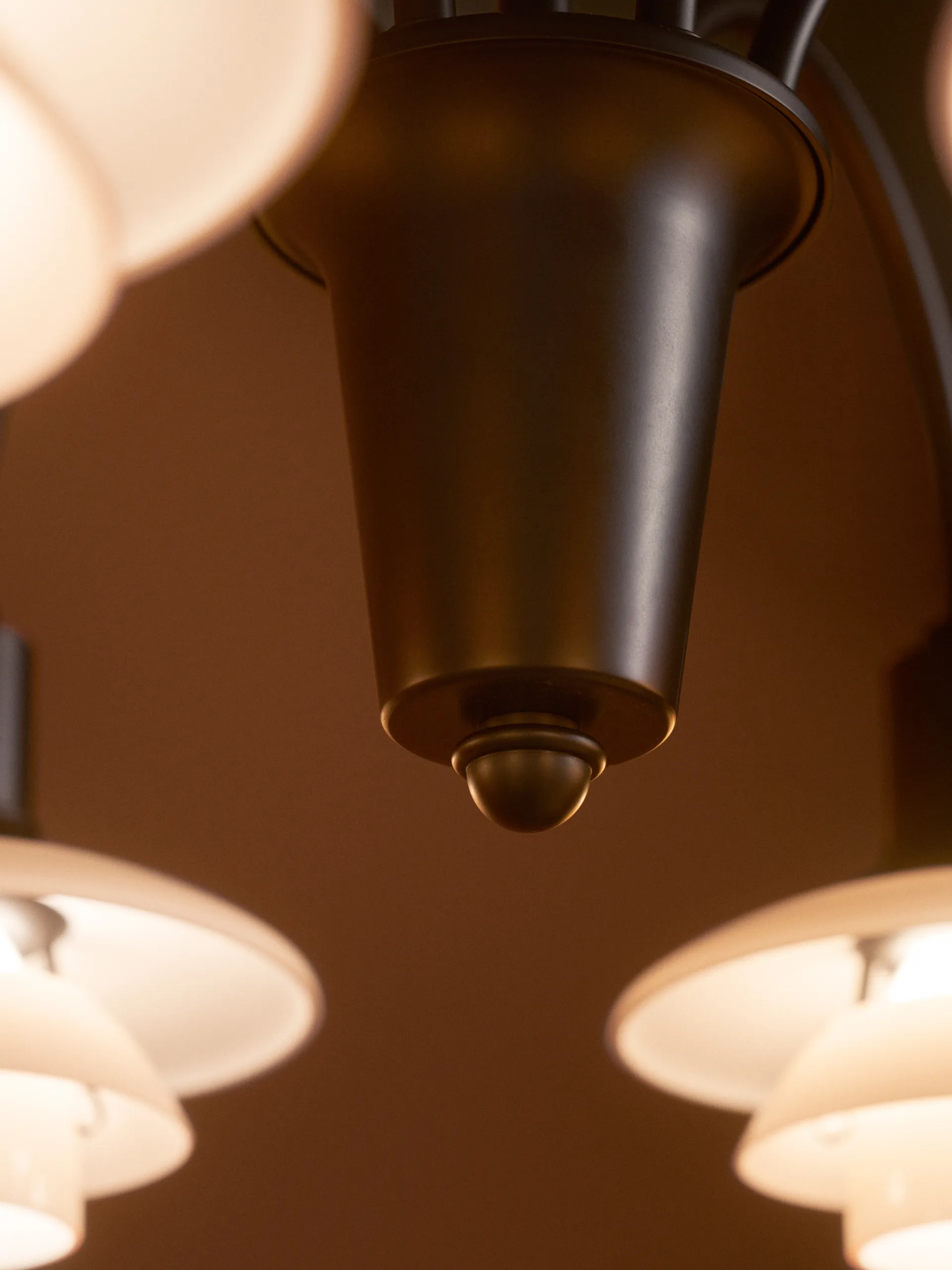 PH 1/1 Chandelier Centenary Edition ljuskrona, Brass-dusty terracotta, 9 armar Louis Poulsen