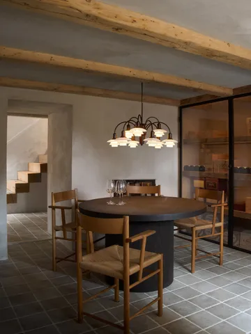 PH 1/1 Chandelier Centenary Edition ljuskrona - Brass-dusty terracotta, 9 armar - Louis Poulsen