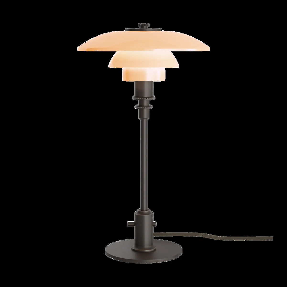 Louis Poulsen PH 2/1 bordslampa Dusty terracotta