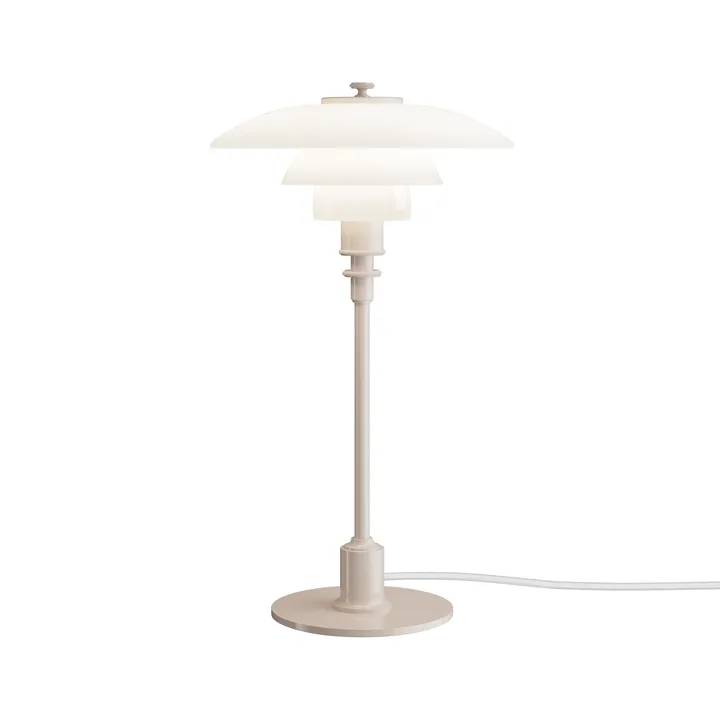 PH 2/1 bordslampa - Glossy beige - Louis Poulsen