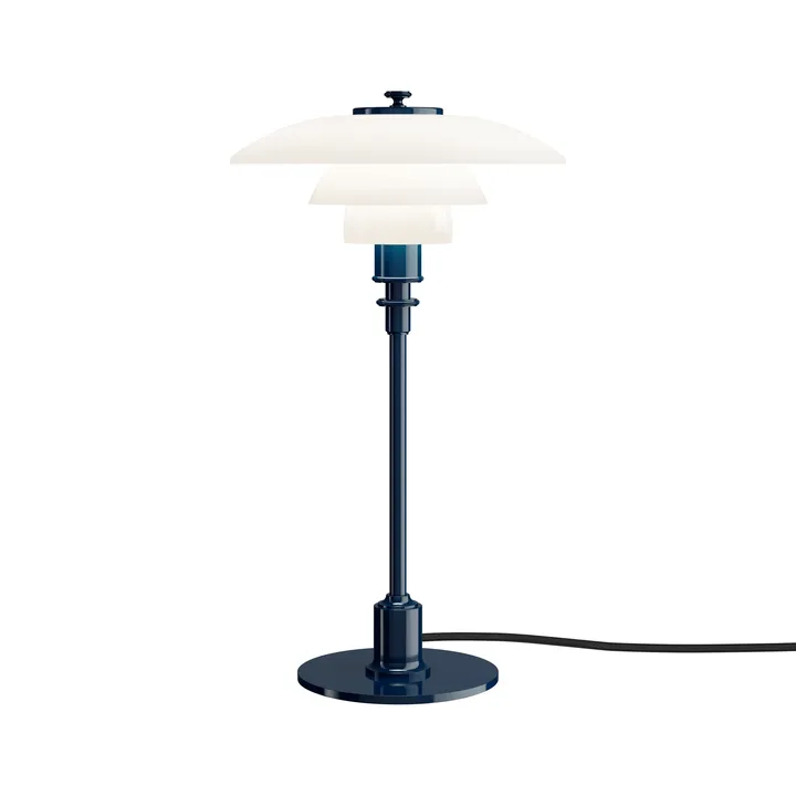 PH 2/1 bordslampa - Glossy deep blue - Louis Poulsen