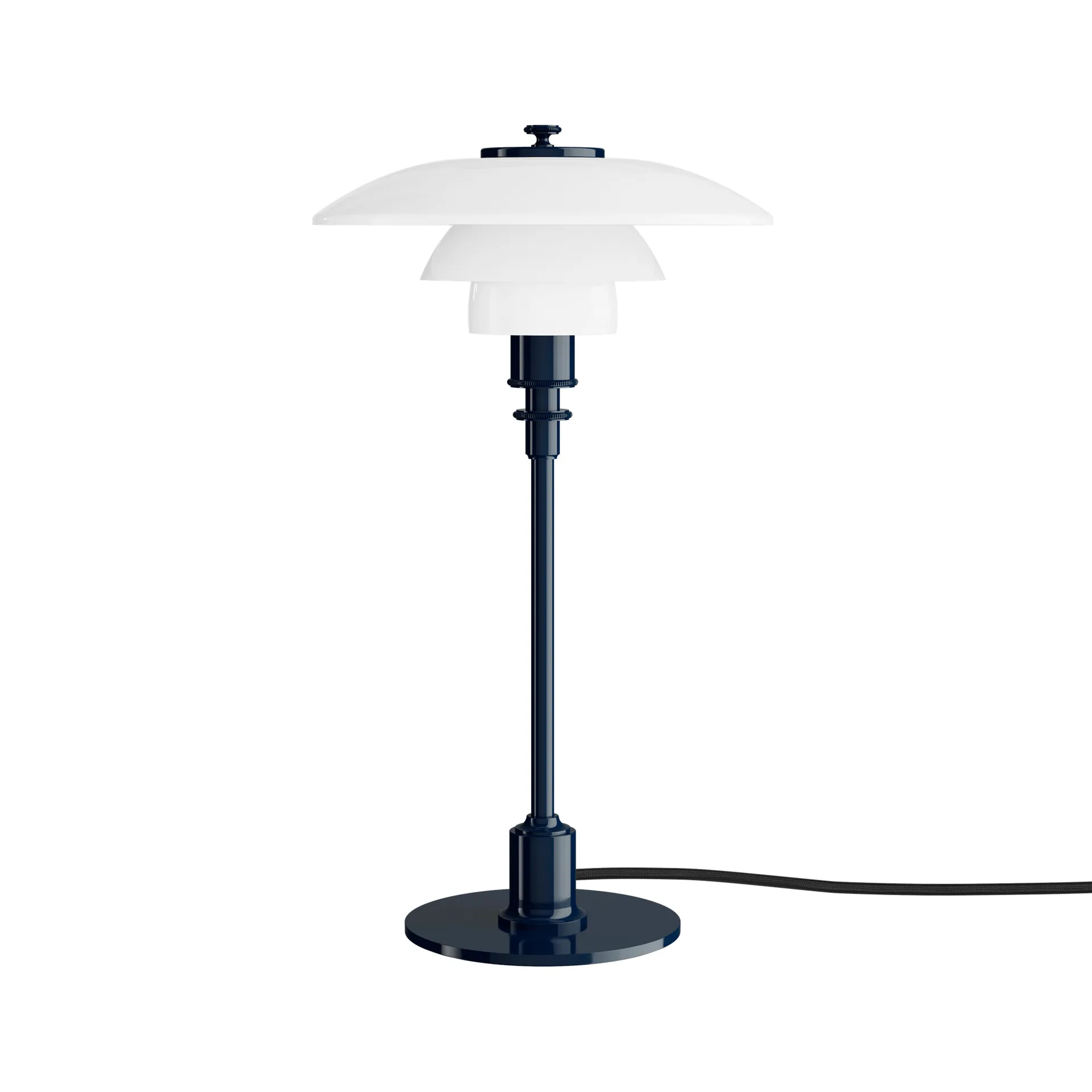 PH 2/1 bordslampa, Glossy deep blue Louis Poulsen