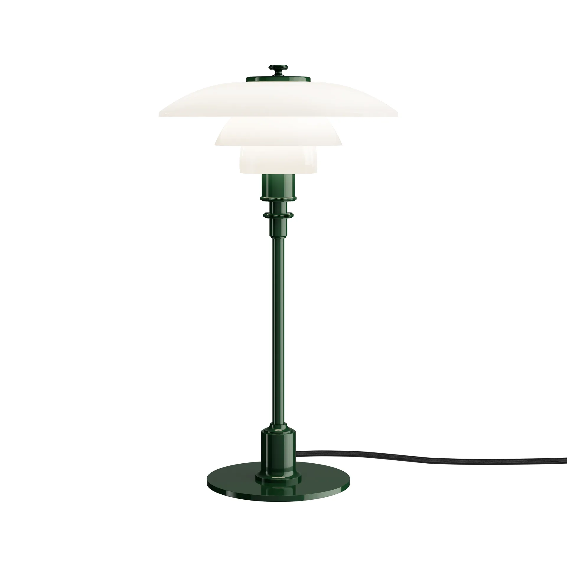 PH 2/1 bordslampa, Glossy deep green Louis Poulsen