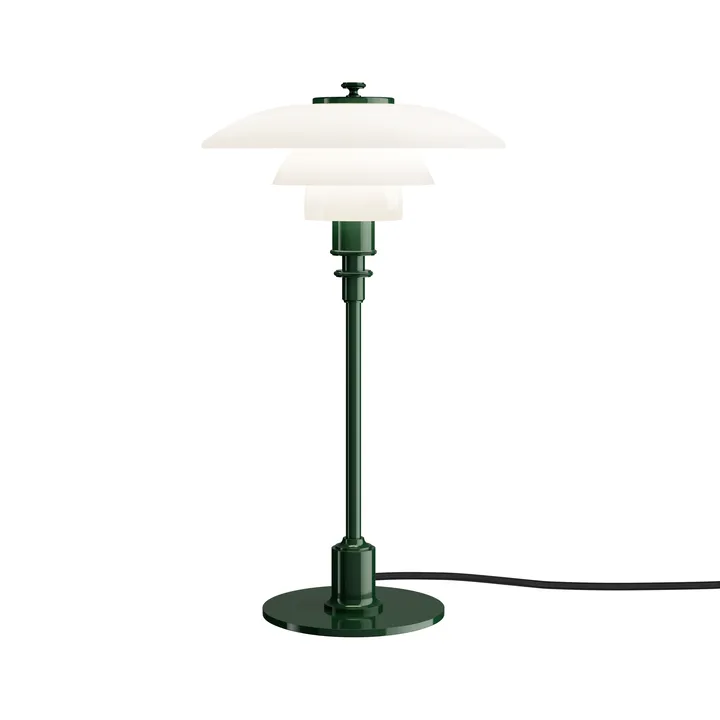 PH 2/1 bordslampa - Glossy deep green - Louis Poulsen