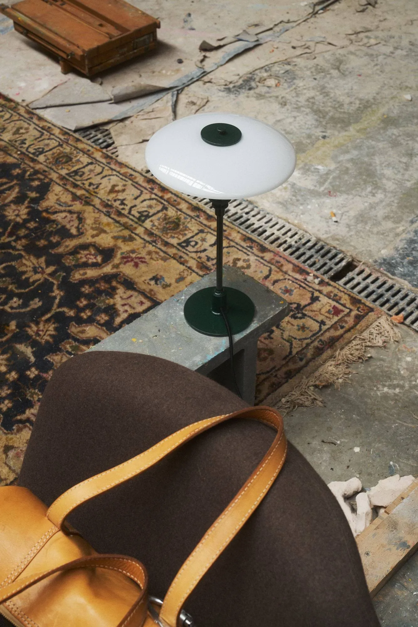 PH 2/1 bordslampa, Glossy deep green Louis Poulsen
