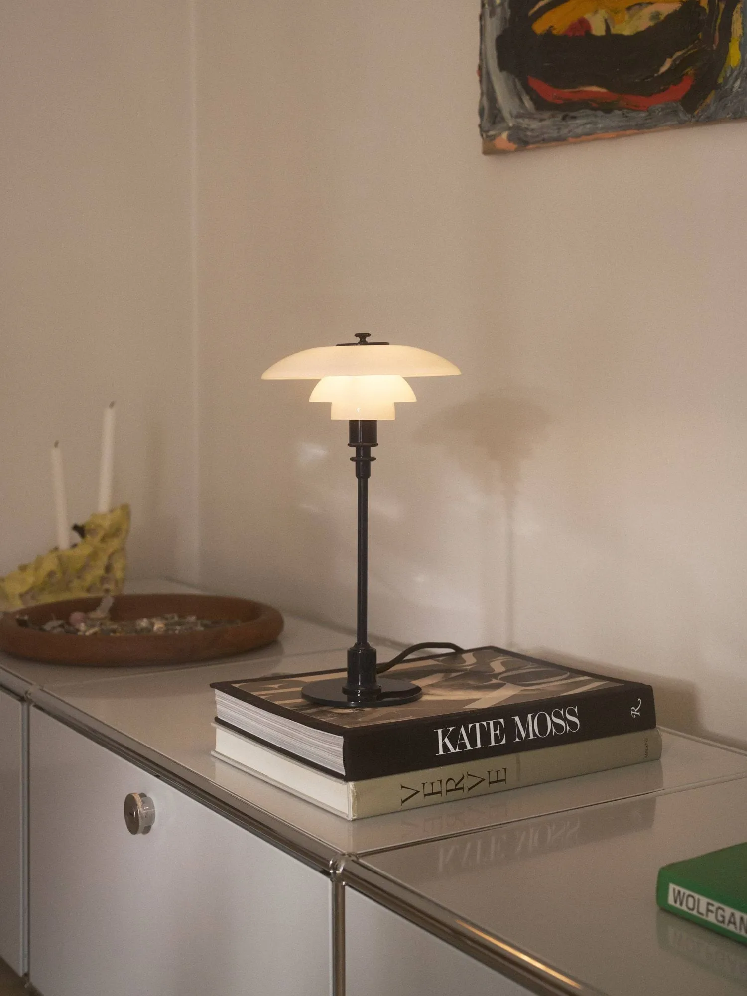 PH 2/1 bordslampa, Glossy deep green Louis Poulsen