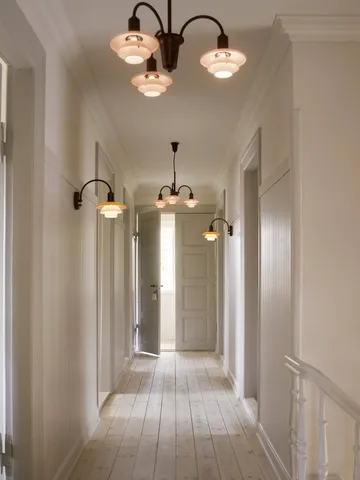 PH 2/2 Centenary Edition vägglampa - Amber-opal white, fast installation - Louis Poulsen