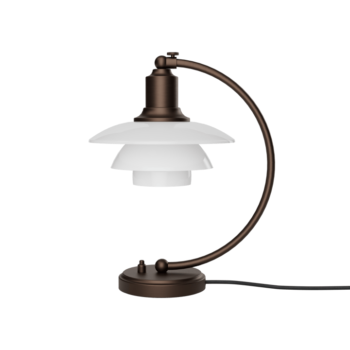 PH 2/2 Luna bordslampa  - Aged brass-opalglas - Louis Poulsen