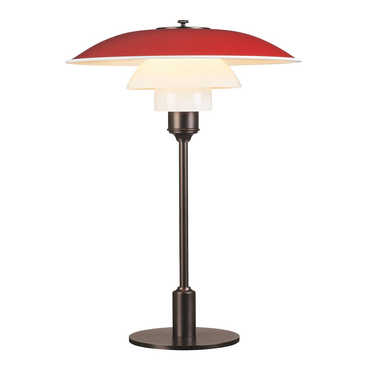 Louis Poulsen PH 3½-2 ½ bordslampa Röd | Skandinavisk Design | Bordslampor | Röd