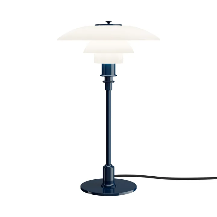 PH 3/2 bordslampa - Glossy deep blue - Louis Poulsen