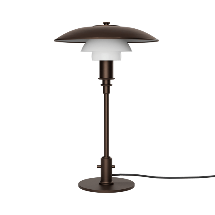 PH 3/2 Luna bordslampa - Aged brass-opalglas - Louis Poulsen