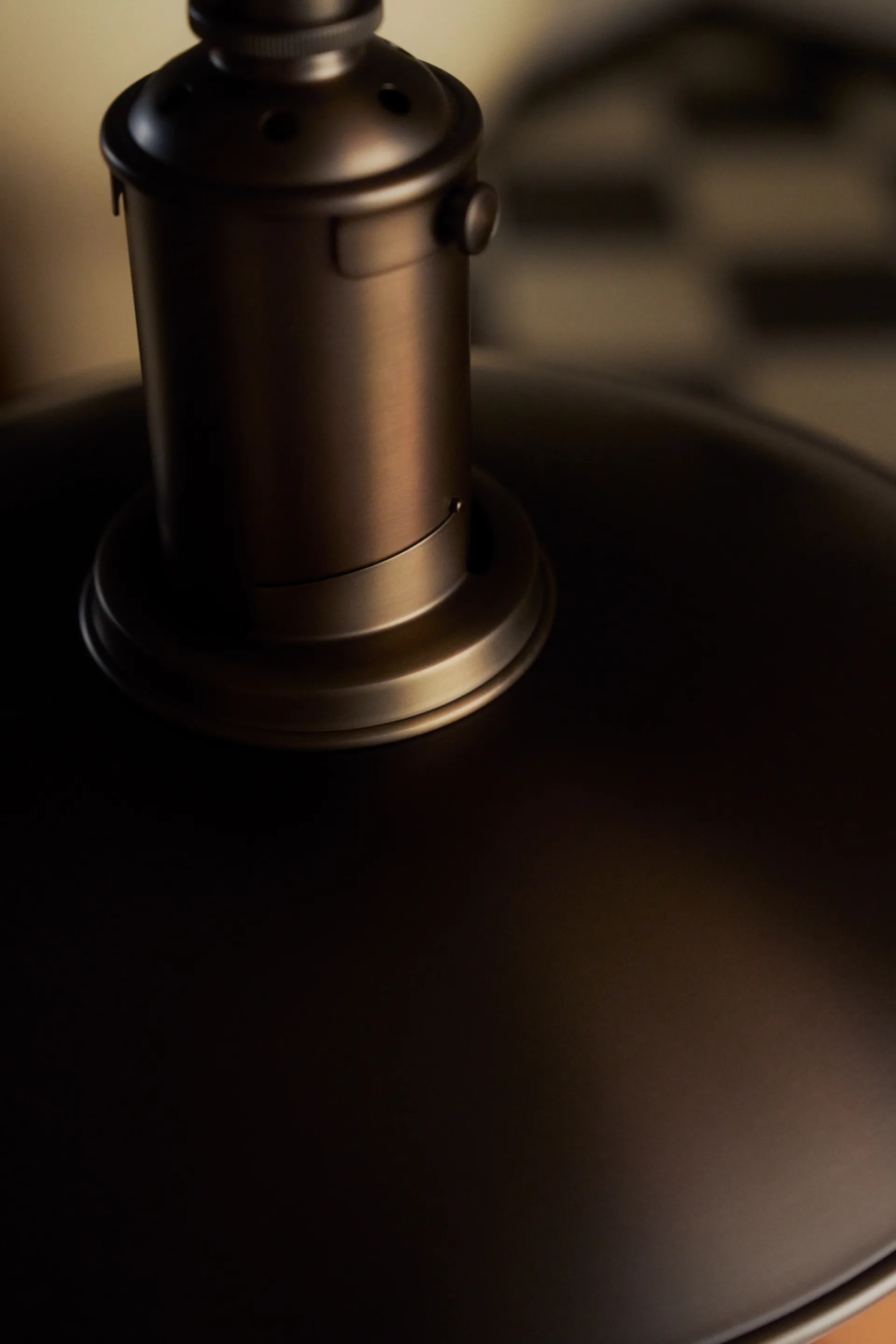 PH 3/3 Luna pendel, Aged brass-opalglas Louis Poulsen