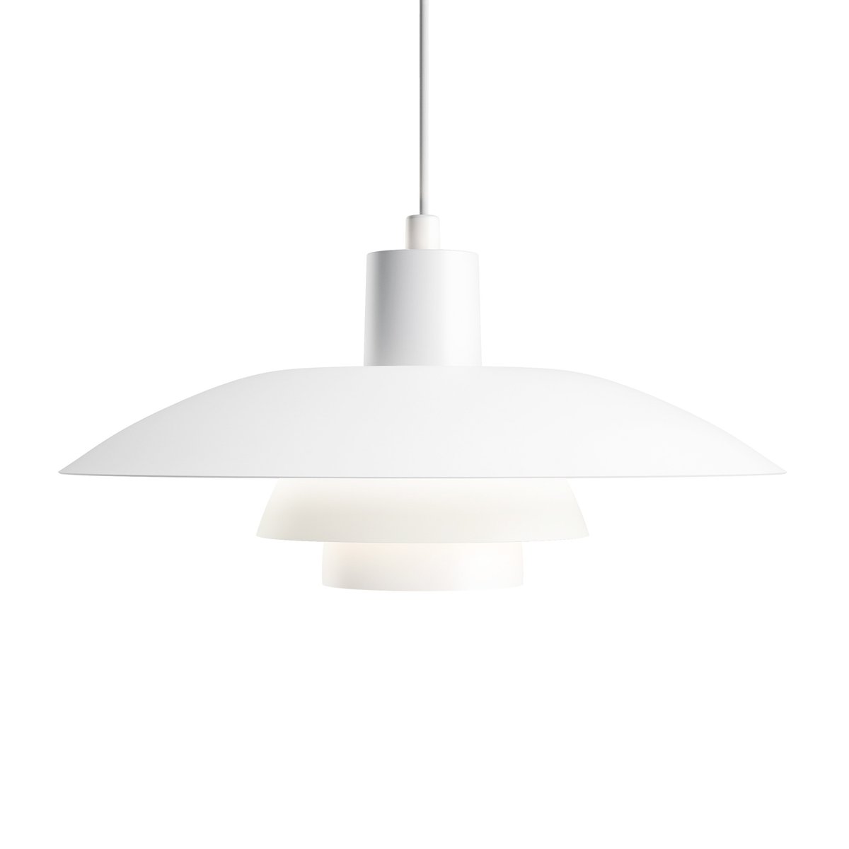 Louis Poulsen PH 4/3 pendel 40 cm Vit | Skandinavisk Design | Taklampor & Pendlar | Vit