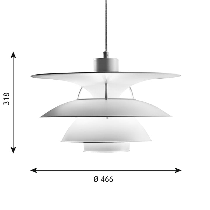 PH 5-4½ pendel - Vit - Louis Poulsen