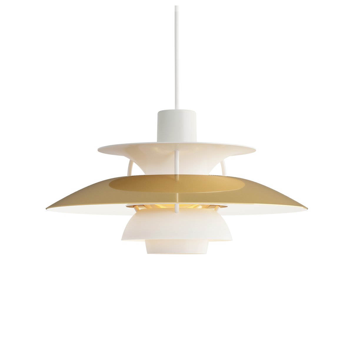 Louis Poulsen PH 5 MINI pendel Mässing | Skandinavisk Design | Taklampor & Pendlar | Guldfärgad