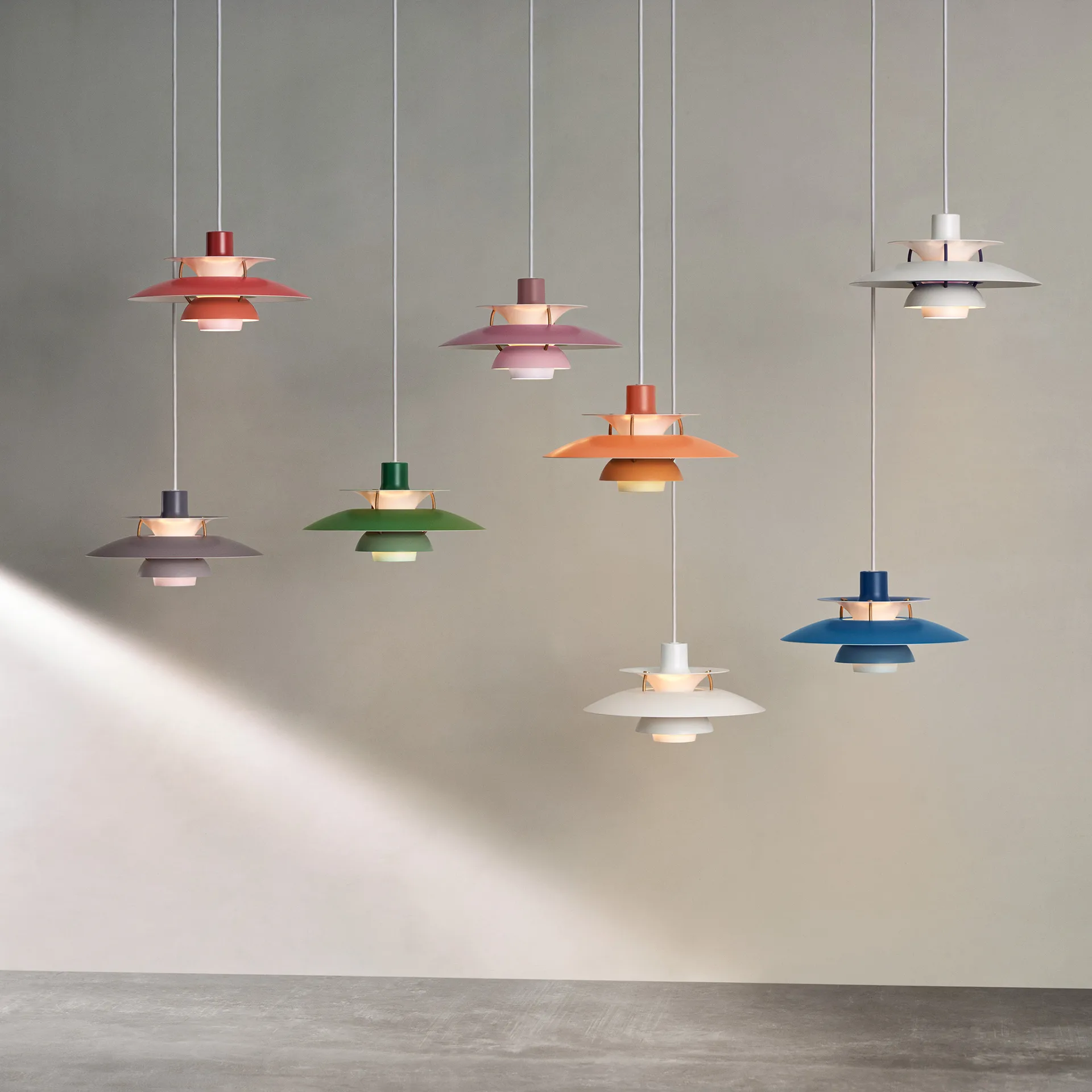 PH 5 MINI pendel, Modern vit Louis Poulsen