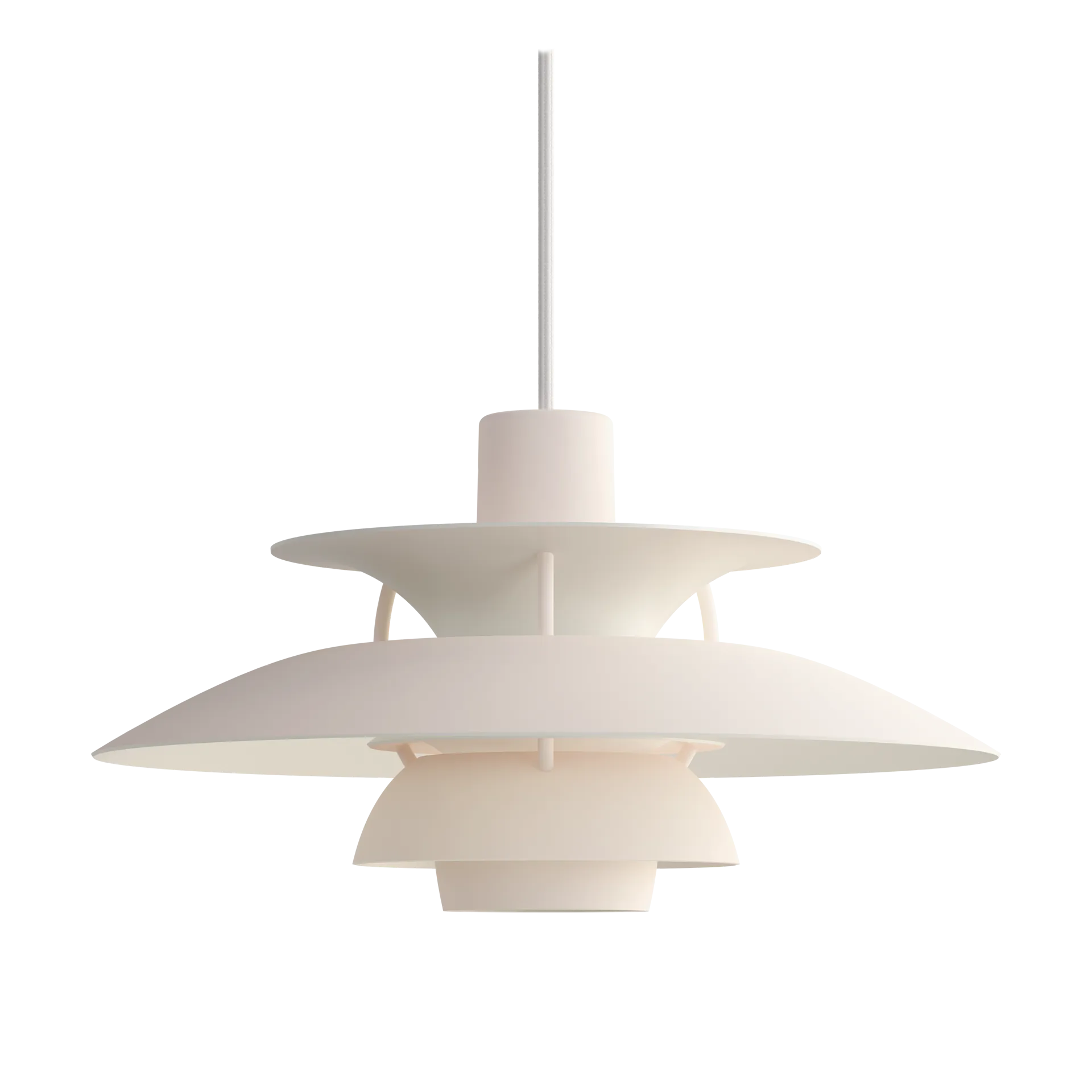 PH 5 MINI pendel monokrom, Pale blush Louis Poulsen