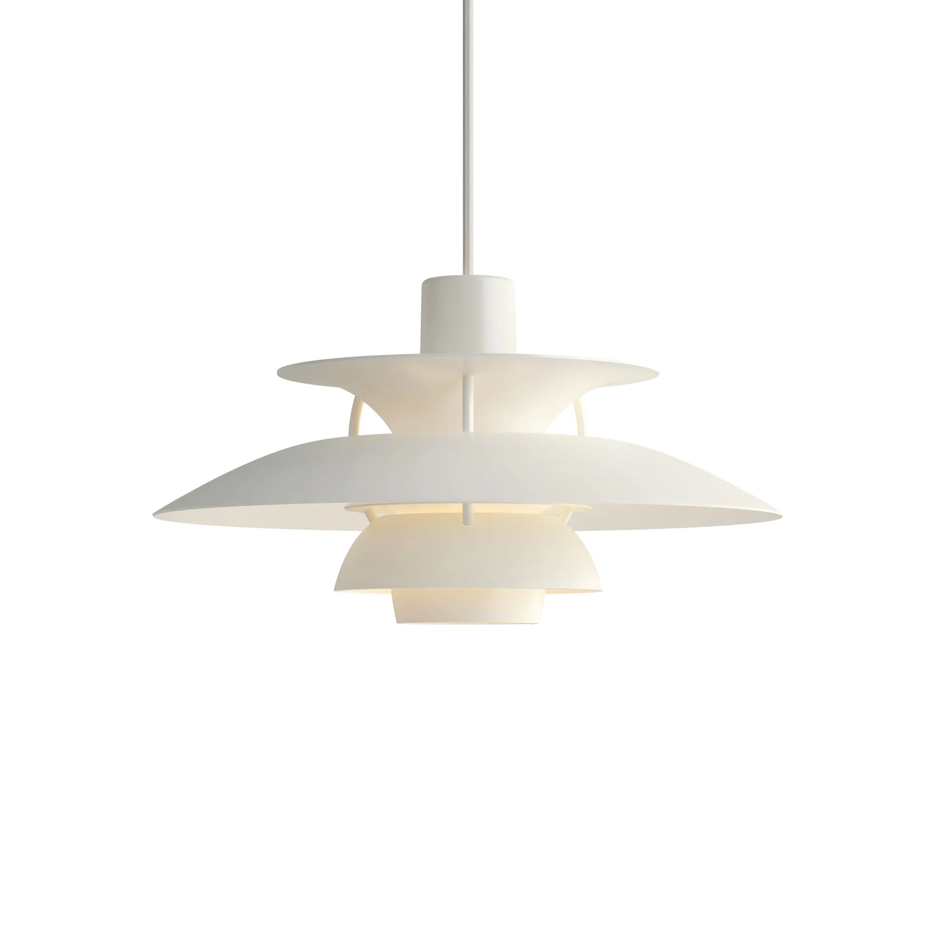 PH 5 MINI pendel monokrom, Vit Louis Poulsen