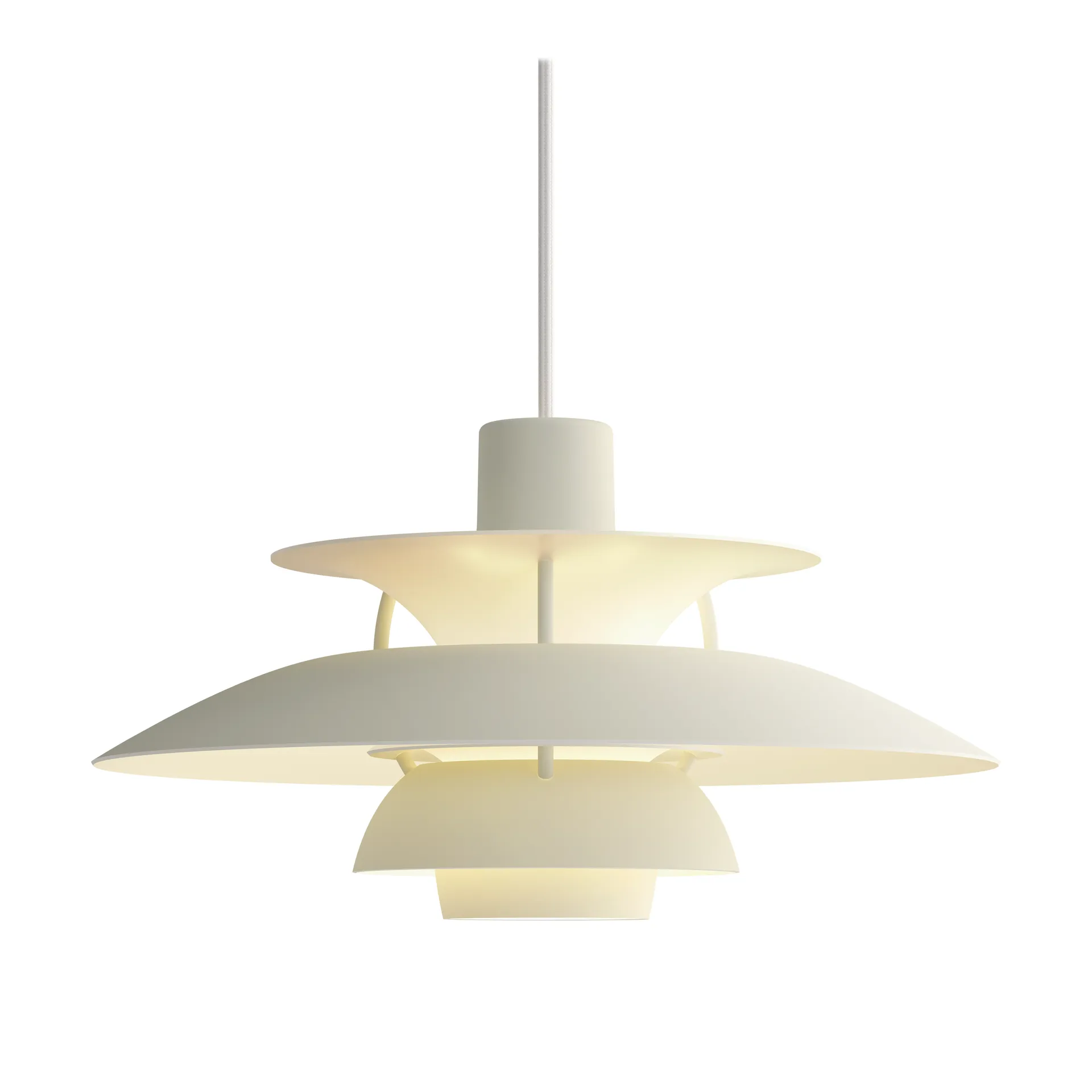 PH 5 pendel, Ø300, Monokrom pale pewter Louis Poulsen