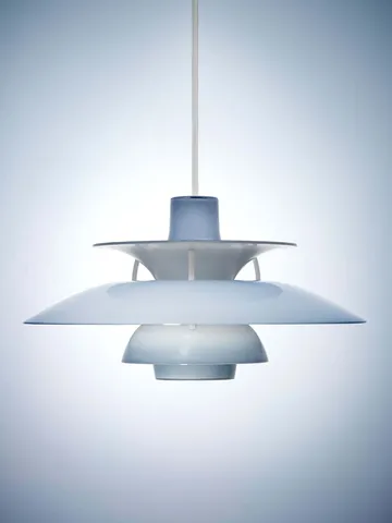 PH 5 pendel Ø32 cm - Opal pale blue - Louis Poulsen
