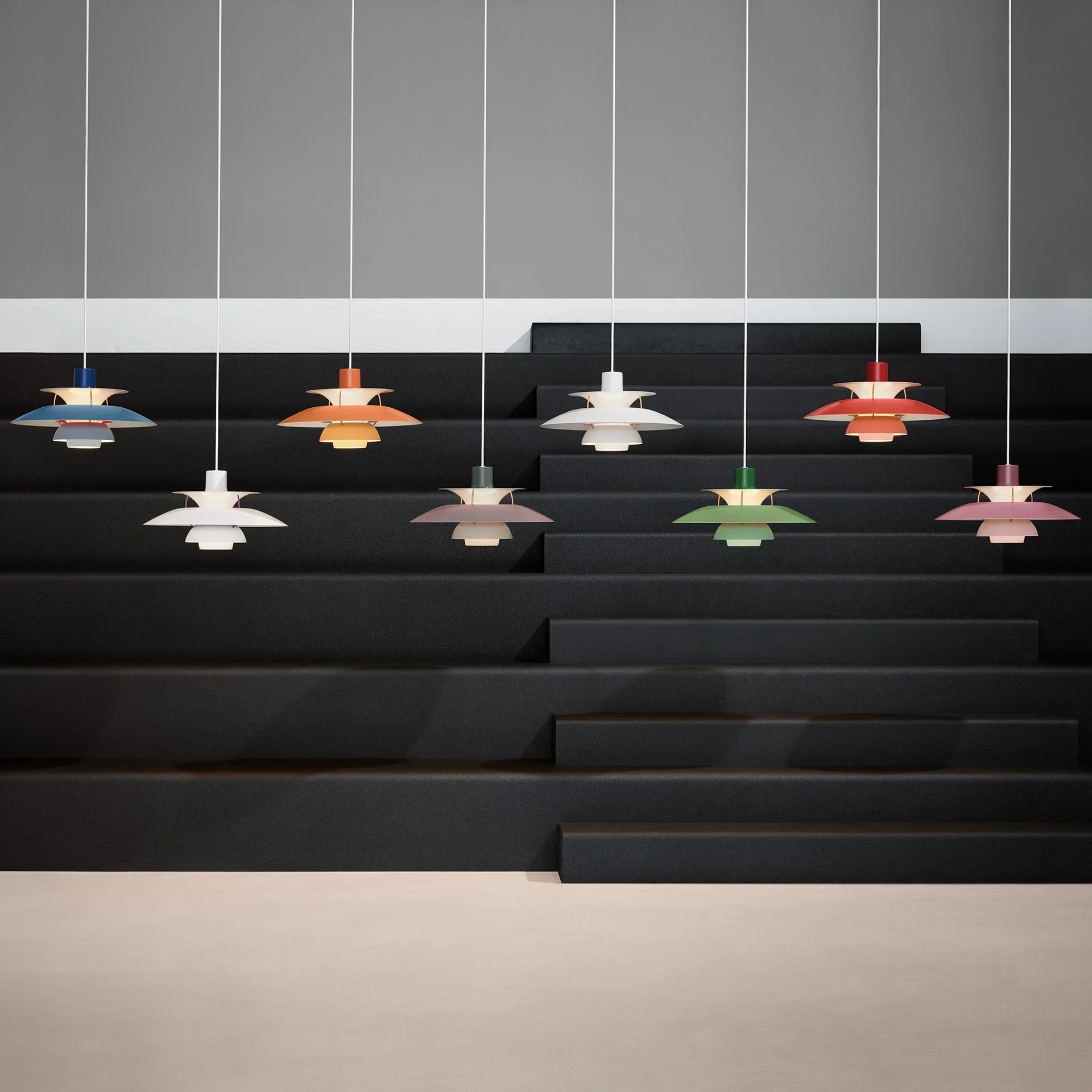 PH 5 pendel, Röd Louis Poulsen