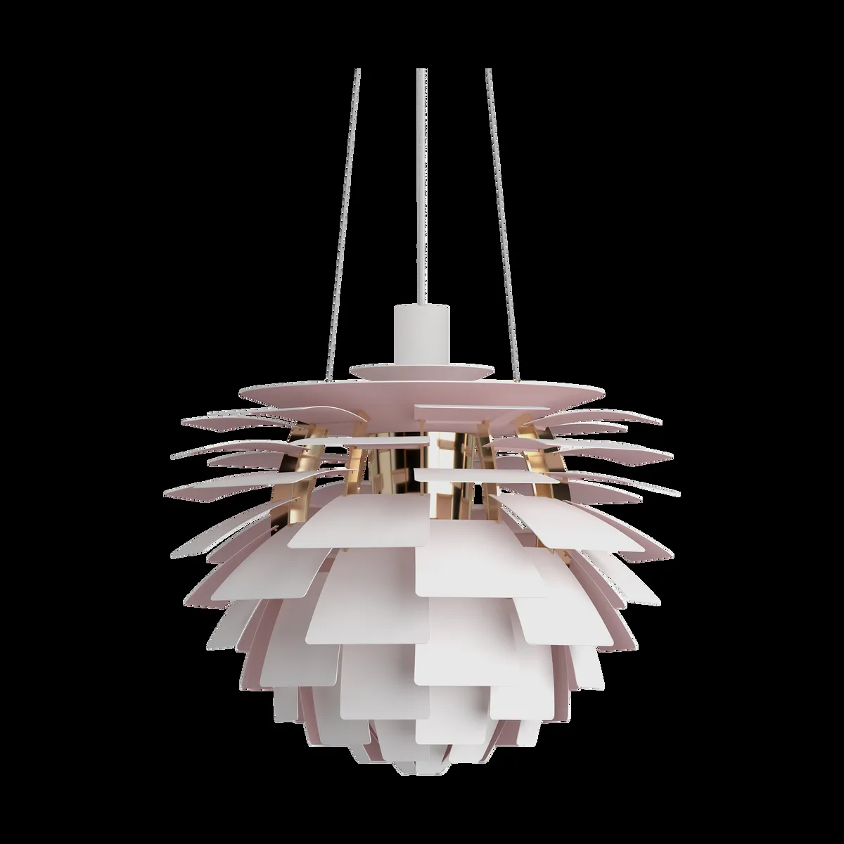 Louis Poulsen PH Artichoke Anniversary jubileumsutgåva pendel Matte white-pale rose Ø48 cm