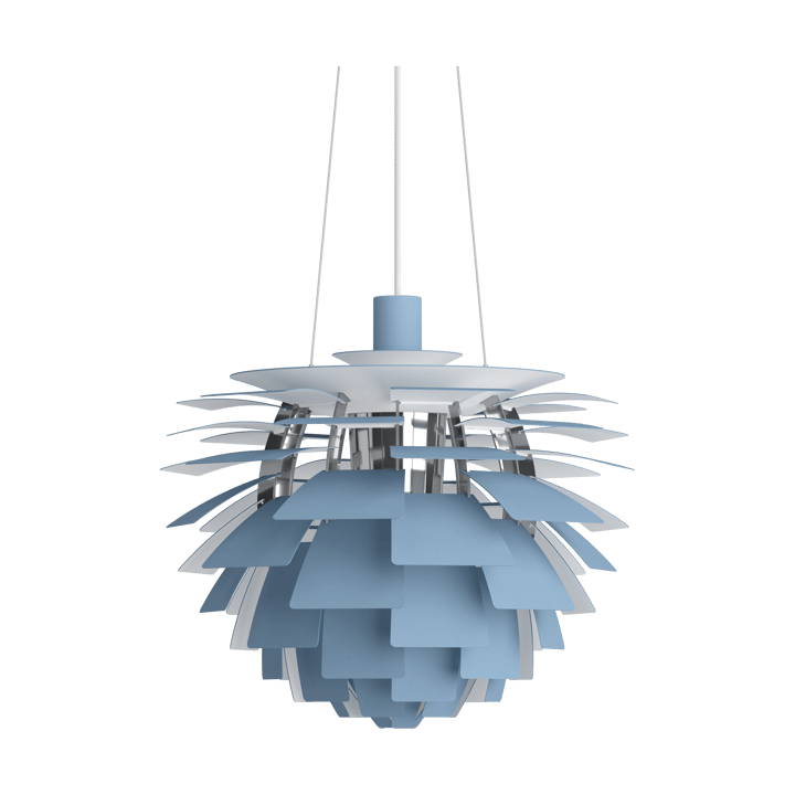 PH Artichoke pendel Ø48 cm - Dusty blue-high lustre chrome plated - Louis Poulsen