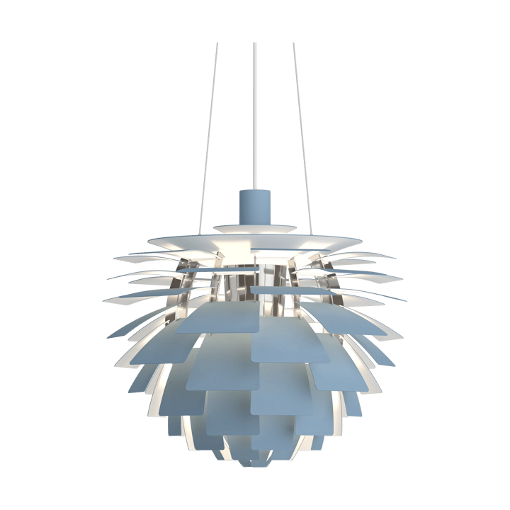 PH Artichoke pendel Ø48 cm, Dusty blue-high lustre chrome plated Louis Poulsen