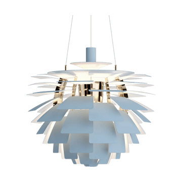 PH Artichoke pendel Ø60 cm - Dusty blue-brass metallised - Louis Poulsen