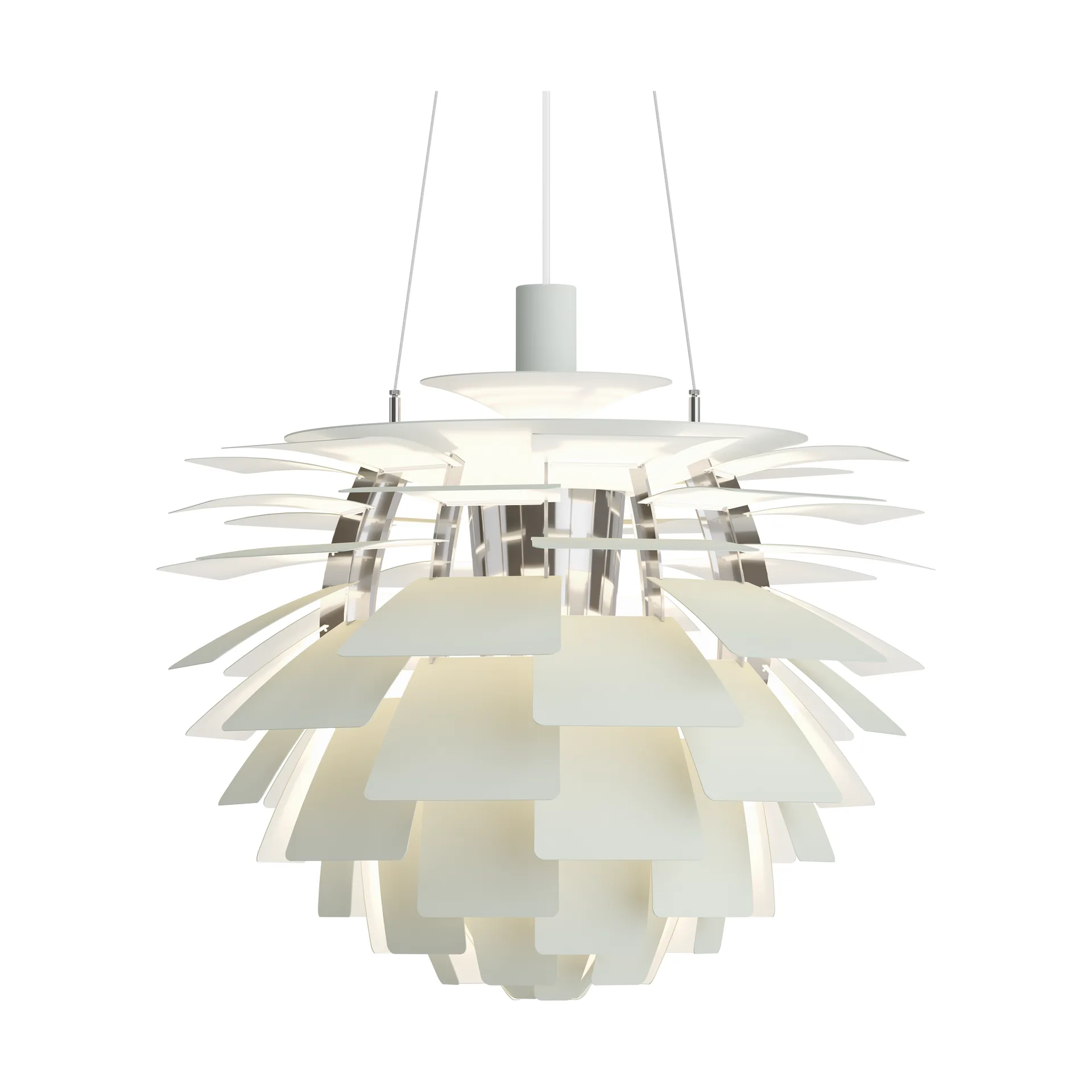 PH Artichoke pendel Ø60 cm, Dusty green-high lustre chrome plated Louis Poulsen