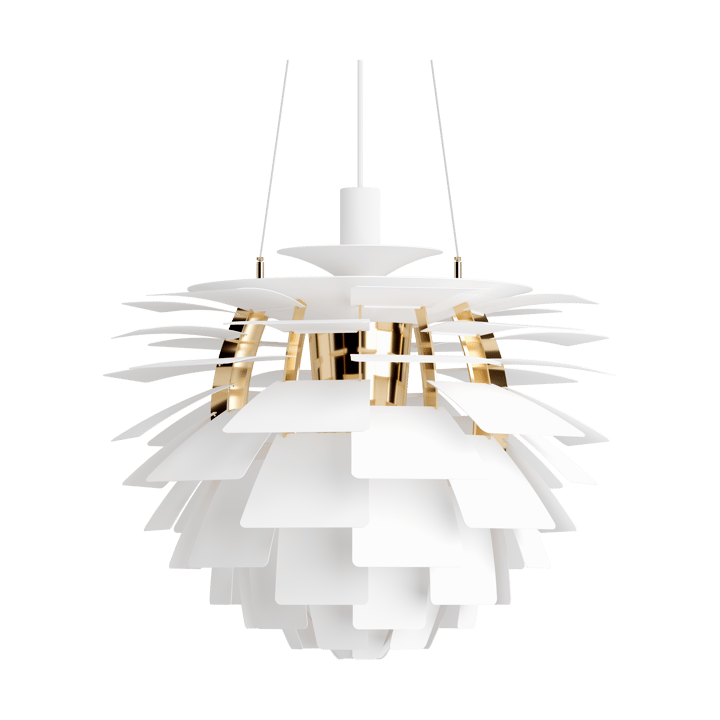 PH Artichoke pendel Ø60 cm - Soft white-brass metallised - Louis Poulsen