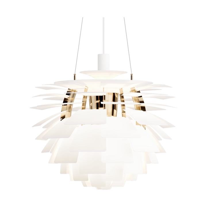 PH Artichoke pendel Ø60 cm, Soft white-brass metallised Louis Poulsen