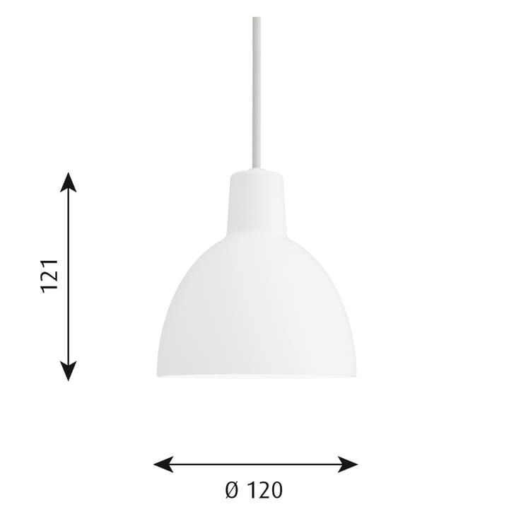 Toldbod 120 pendel - Vit - Louis Poulsen