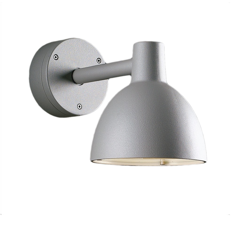 Louis Poulsen Toldbod 155 vägglampa Aluminium | Skandinavisk Design | Vägglampor | Silverfärgad