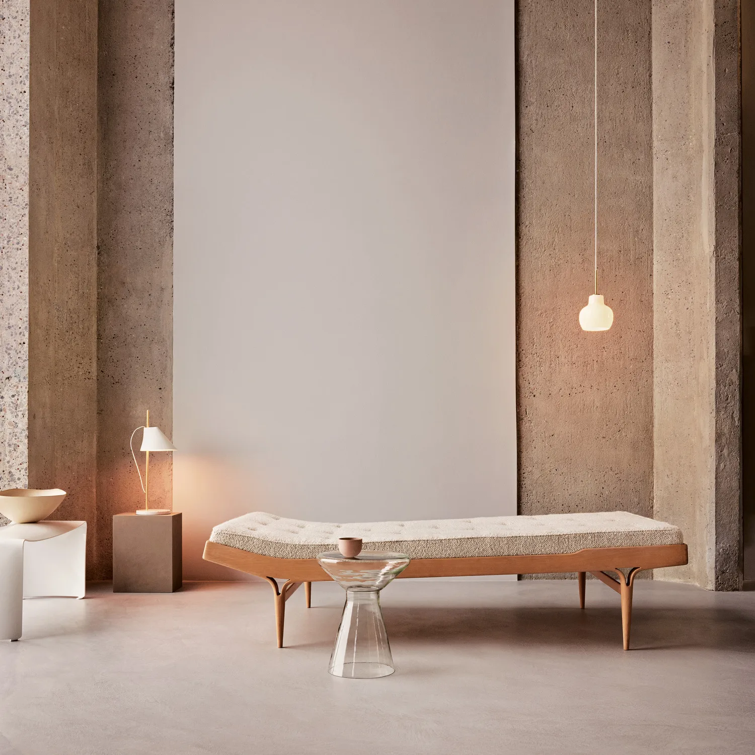 VL Ring Crown 1 pendel, Mässing-opalglas Louis Poulsen