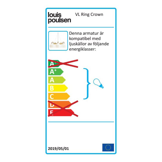 VL Ring Crown 3-5-7 pendel - 5 - Louis Poulsen