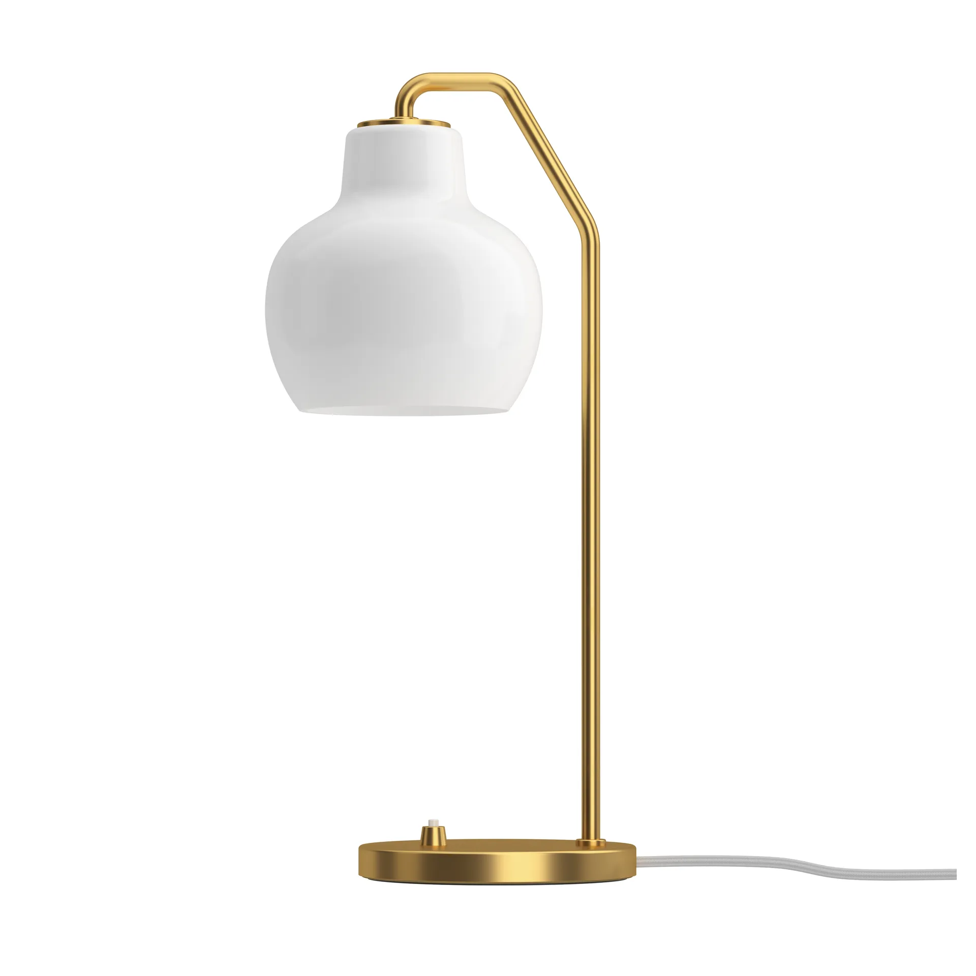 VL Ring Crown bordslampa Ø15 cm, Mässing-opalglas Louis Poulsen