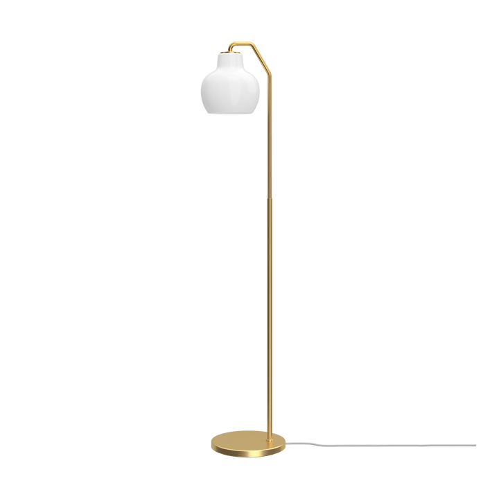 VL Ring Crown golvlampa - Mässing-opalglas - Louis Poulsen