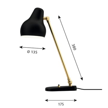 VL38 bordslampa - Svart - Louis Poulsen