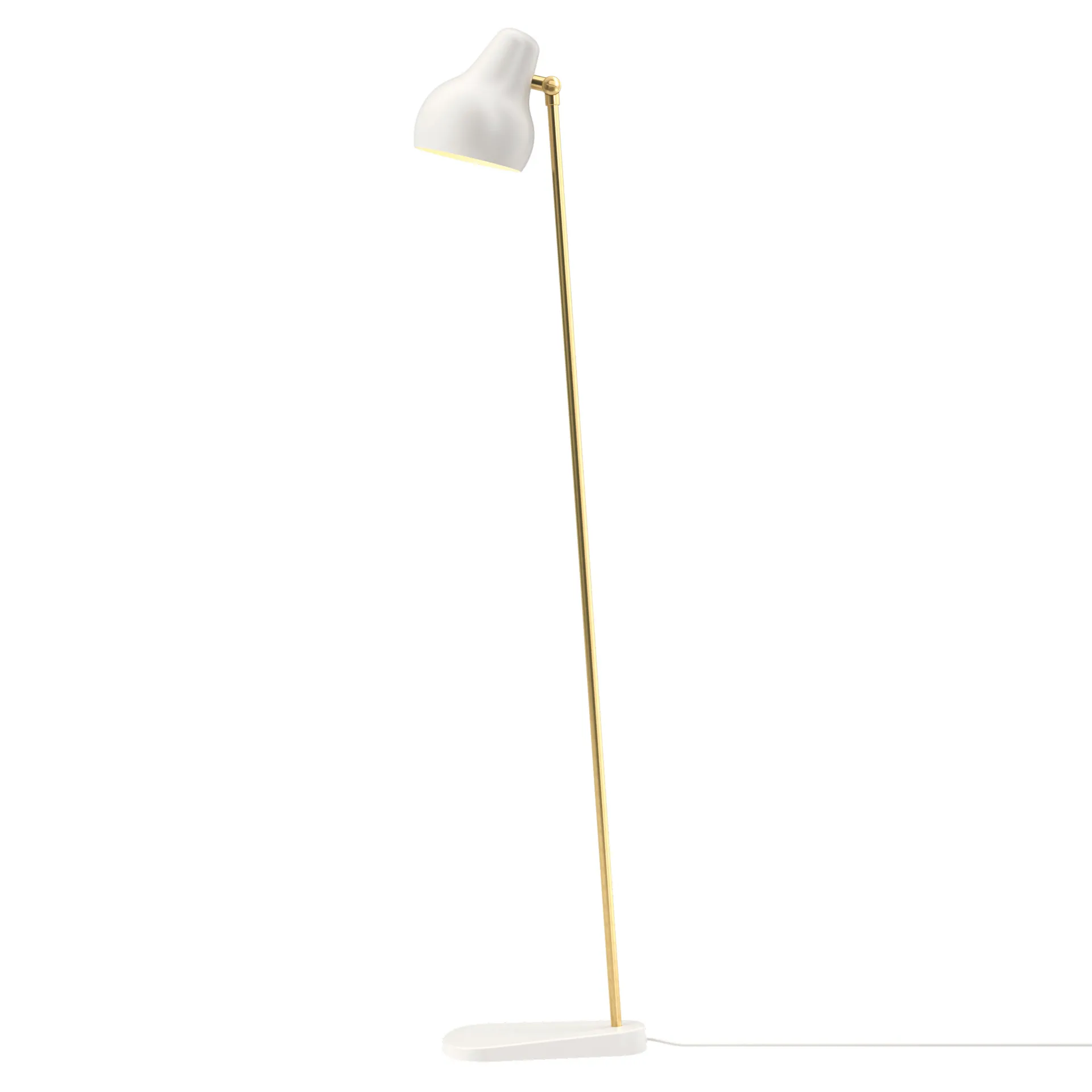 VL38 golvlampa, Vit Louis Poulsen