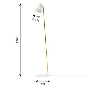 VL38 golvlampa - Vit - Louis Poulsen