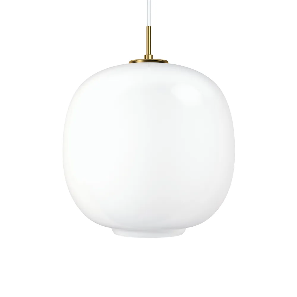 VL45 Radiohus LED stor pendel, Brass-white opal glass Louis Poulsen