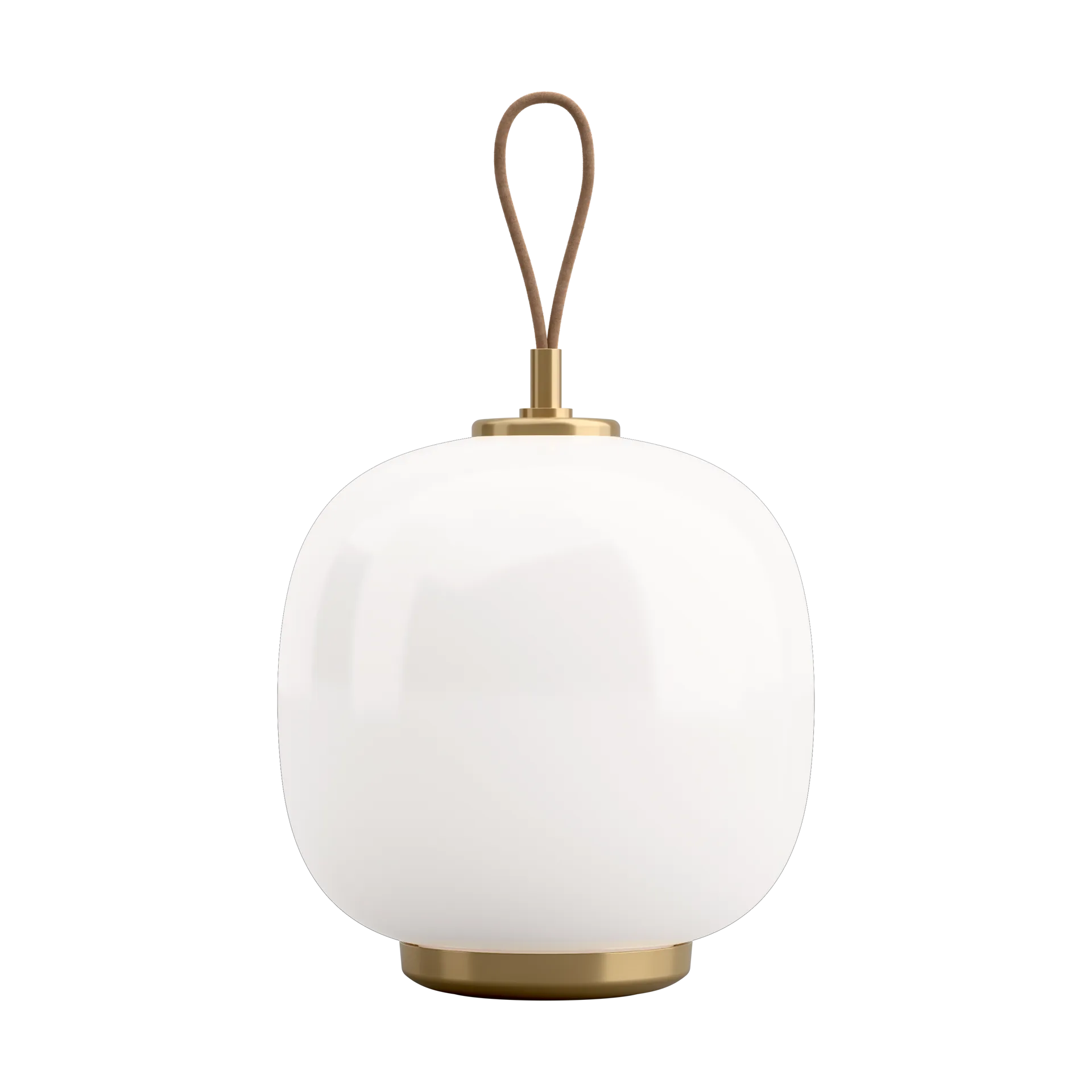 VL45 Radiohus portabel lampa Ø17,5 cm, Brass-white opal glass Louis Poulsen