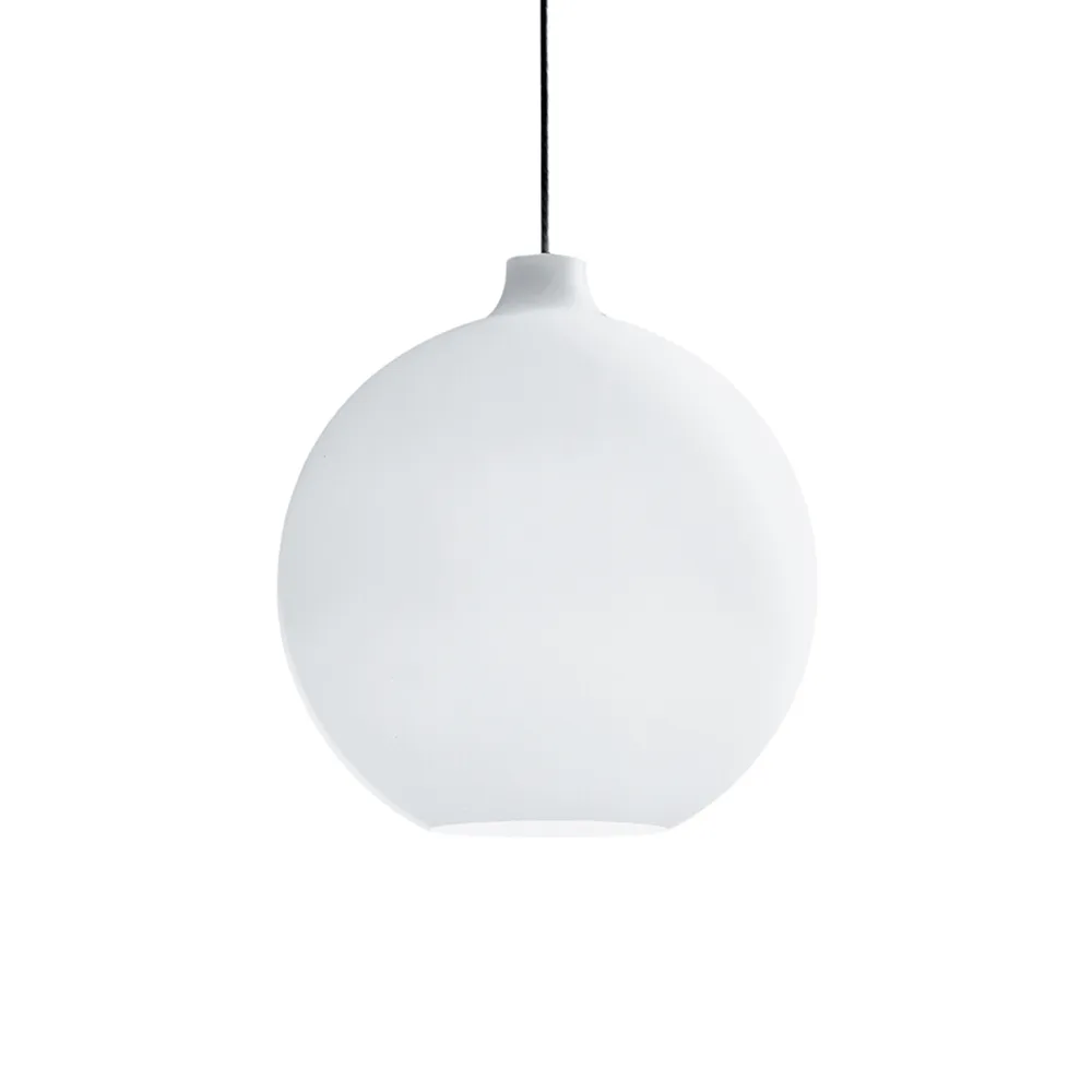 Wohlert pendel, Vit, ø40cm, led Louis Poulsen