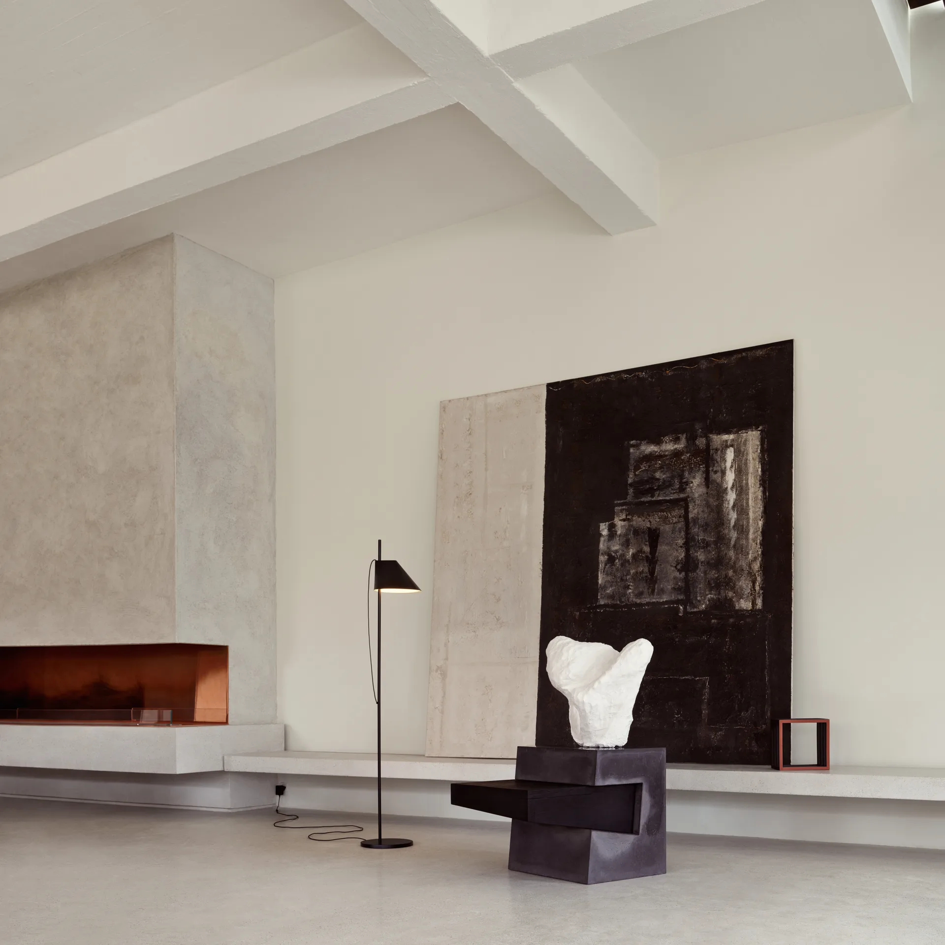 Yuh golvlampa, Svart Louis Poulsen