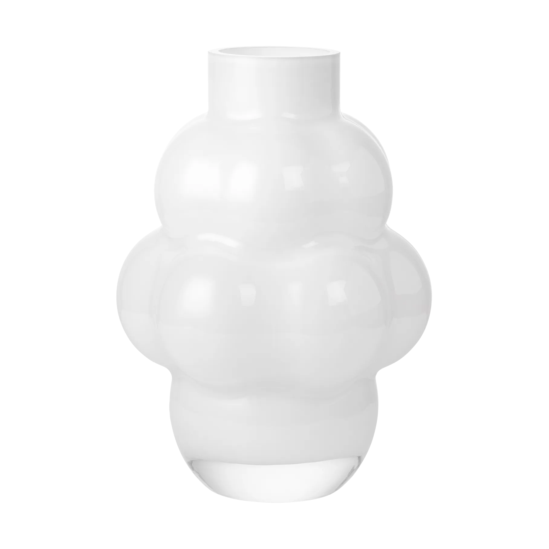 Balloon vas 04 32 cm, Opal White Louise Roe