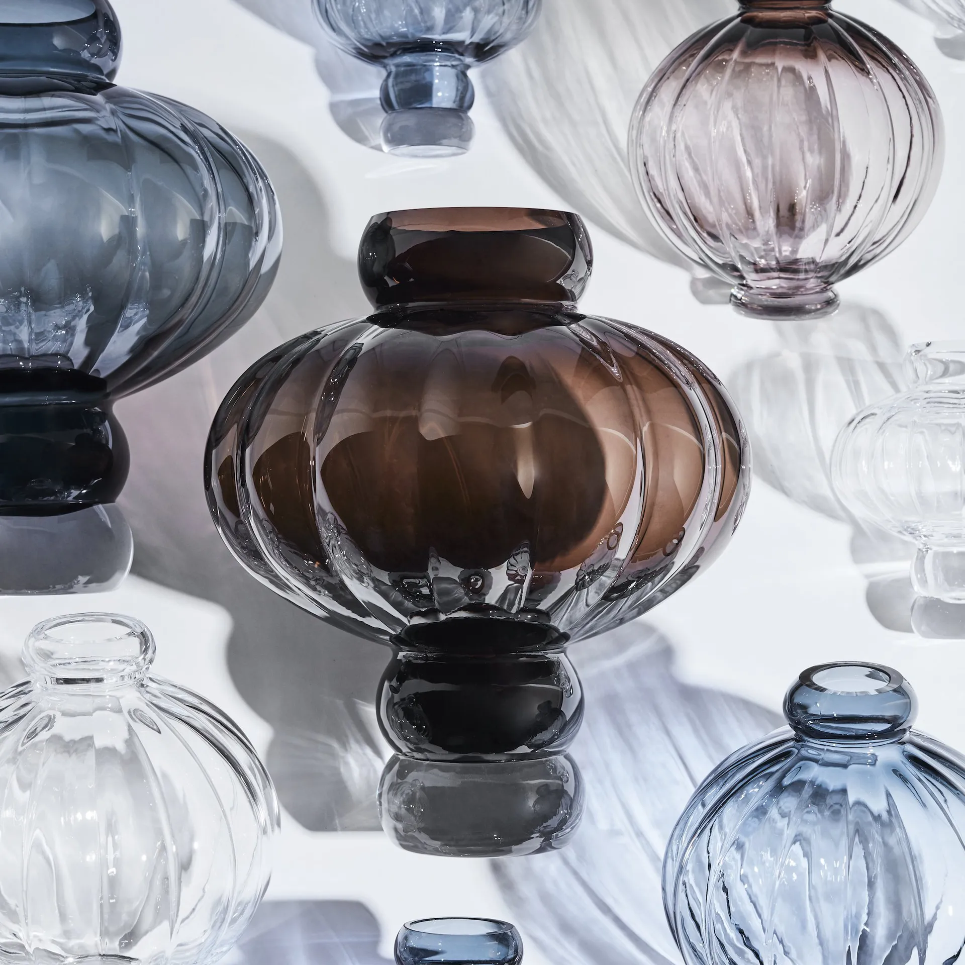 Balloon vas 20 cm, Klar Louise Roe